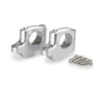 Puig Silver Pullback Handlebar Riser 20mm Rise/16mm Back BMW R 1250 GS Adv 18-24