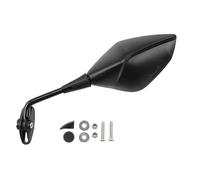 Puig 21828N Z3 Mirror; left with 70º fairing mount; wraparound plastic housing; convex anti-glare mirror; manual adjustment; not compatible with Riding Assistant, Black