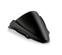 Puig 21831J Z-Racing aerodynamic and sporty windscreen made of 3 mm acrylic with double height and side channels that improve protection and stability, Matte black