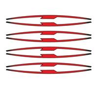 Puig 21833R Rim Strips Performance Red