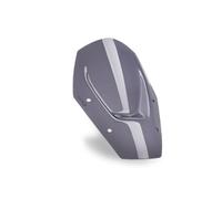 Puig 21839F Sport Screen compact and aerodynamic in high-impact acrylic with rounded profile and sporty design that improves protection and visibility, Dark Smoke