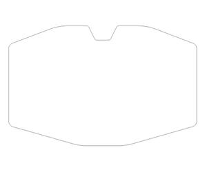 Puig 21864W Dashboard Protector model specific design, Transparent