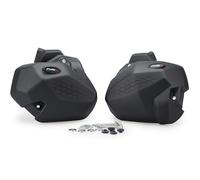 Puig 21877N Engine Protection Covers made of 4 mm polypropylene, lightweight and durable design to protect the engine casing from impacts while maintaining aesthetics and safety, Black