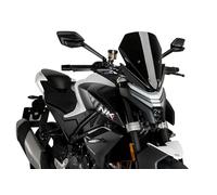 Puig 21886N Carenabris New Generation Sport - High Resistance and Aerodynamics, Black