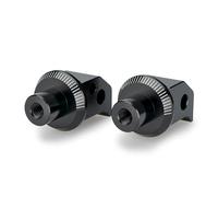 Puig 21889N Passenger Footpeg Mount - Robust Design and High Precision for a Perfect Fit on Your Motorcycle, Black