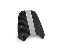 Puig 21925C Naked New Generation Sport sporty and aerodynamic in 3 mm acrylic with raised design improving protection while maintaining wide visibility, Carbon Look