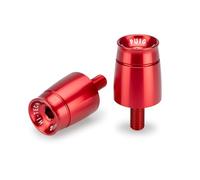 Puig 21968R Handlebar Weights Sport Model - Minimalist Racing Design 40mm, Red