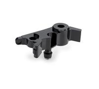 Puig 21983N Clutch lever bracket - Mounting adapter for Puig levers, machined in Ergal 7075 aluminium, perfect fit for secure installation, Black