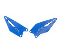 Puig 22008A Heel Plates made from anodized aluminum, high durability and strength, protection against impacts and shoe wear, elegant and functional design, Blue