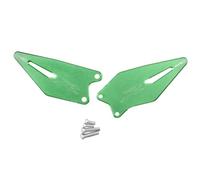 Puig 22008V Heel Plates made from anodized aluminum, high durability and strength, protection against impacts and shoe wear, elegant and functional design, Green