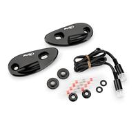 Puig 22043N Rearview Mirrors Caps with Turn Lights Tab Black