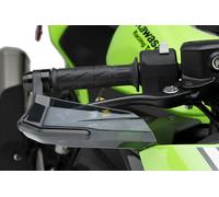 Puig 22057N Avant Handguards, set of handguards with M8 screw and smoked deflector, aerodynamic design, protection against impacts and weather, ideal for trail bikes and road adventures, Black