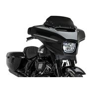 Puig 22109N High-Road Sport Windscreen - Aerodynamic Protection and Sporty Design, Black