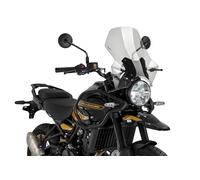 Puig 22113W Adjustable Windshield - Aerodynamic Protection and Innovative Design for Royal Enfield Himalayan 450 2024-2025, clear