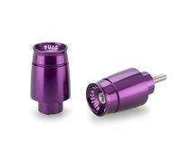 Puig 22127L Sport Model Handlebar End Weights; manufactured from high-quality machined aluminum; minimalist racing design, Purple