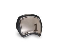 Puig 22138C Front Plate - Retro Style and Protection for Your Motorcycle, Carbon Look