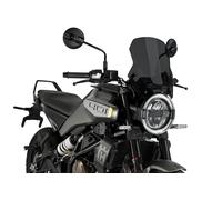 Puig 22188F New Generation Sport Windshield with aerodynamic design and premium finish for motorcycle, Dark Smoke