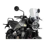 Puig 22188W New Generation Sport Windshield with aerodynamic design and premium finish for motorcycle, Clear