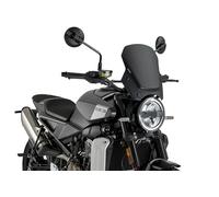Puig 22189J New Generation Sport Windshield with aerodynamic design; improved functionality and sporty style for motorcycle, Matte Black