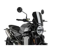Puig 22189N New Generation Sport Windshield with aerodynamic design; improved functionality and sporty style for motorcycle, Black