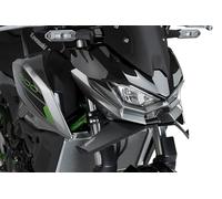 Puig 22190C Naked Front Winglets; improved aerodynamics; made of durable ABS; easy installation without modifying the bike; TÜV certification and ABE license included, Carbon Look