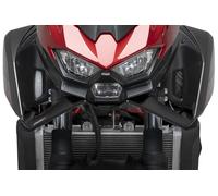 Puig 22190J Naked Front Winglets; improved aerodynamics; made of durable ABS; easy installation without modifying the bike; TÜV certification and ABE license included, Matte Black