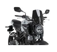 Puig 22296N New Generation Sport Black, windscreen designed to improve aerodynamic protection, renew the style of the motorcycle and offer precise and stable installation with high-quality materials