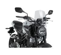 Puig 22296W New Generation Sport Transparent, windscreen designed to improve aerodynamic protection, renew the style of the motorcycle and offer precise and stable installation