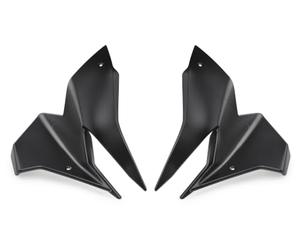 Puig 22310J Front Winglets Naked aerodynamic design, Matte Black