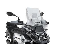 Puig 22317W Front Deflectors Extended, aerodynamic protectors in high-impact acrylic with metal supports, TÜV approved and wind-optimized design, Clear