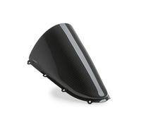 Puig 22333C R-Racer windscreen with professional aerodynamic design, high-impact acrylic material, rounded profile, easy installation and TÜV approval for road use, Carbon Look