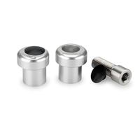 Puig 22340P Mirror hole cover set; elegant finish; easy installation; protects original design without modifying structure, Silver
