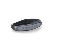 Puig 22346W Oval Brake Light Mako with aerodynamic and compact design, high-visibility LED technology, approved and easy installation for maximum safety, Transparent
