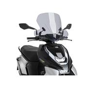 Puig 22357H Aerodynamic City Touring Windscreen made of polymer with rounded profile, medium wind protection and impact resistance, Smoke