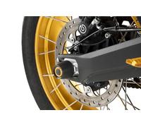 Puig 22367N Swingarm Protector PHB19, full protection for swingarm and suspension, Racing-style CNC-machined nylon design, impact resistance, Black