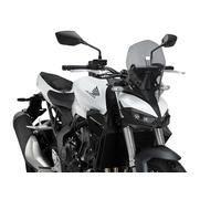 Puig 22382H New Generation Touring; naked aerodynamic windscreen; made of high-impact PMMA; rounded edge and TÜV approval; better wind protection, Smoke