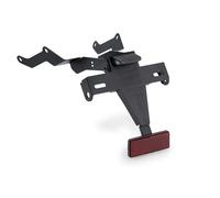 Puig 22391N License Plate Holder; sporty and functional design; steel and polyamide structure; includes homologated license plate light and reflector, Black