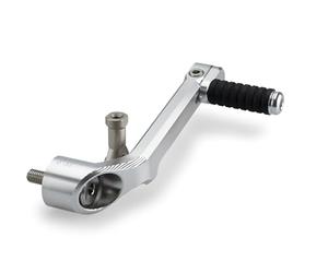 Puig 22396P Adjustable Gear Lever made of machined aluminum with anodized finish and sporty design for precise control and greater comfort, Silver