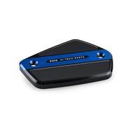 Puig 22397A Front brake fluid reservoir cap, anodized finish, improved protection and customized aesthetics for braking systems, Blue