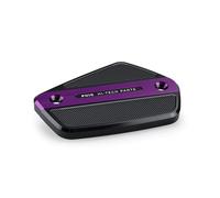Puig 22397L Front brake fluid reservoir cap, anodized finish, improved protection and customized aesthetics for braking systems, Purple