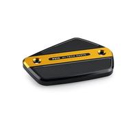 Puig 22397O Front brake fluid reservoir cap, anodized finish, improved protection and customized aesthetics for braking systems, Gold