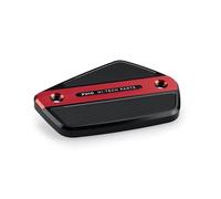 Puig 22397R Front brake fluid reservoir cap, anodized finish, improved protection and customized aesthetics for braking systems, Red