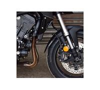Puig 22404N Front Mudguard Extender made of impact-resistant ABS with adhesive mounting to improve front protection and maintain aesthetics, Black