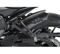 Puig 22414J Rear Hugger in high-resistance ABS with integrated chain guard improving protection and reducing splashes, Matte Black