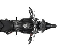 Puig 22417J Front Winglets Naked aerodynamic design, Matte Black