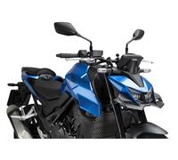 Puig 22427C Naked Front Wings in 3 mm ABS aerodynamic design with anti-wheelie, anti-shimmie and downforce effect for greater stability and sporty character, Carbon Look.