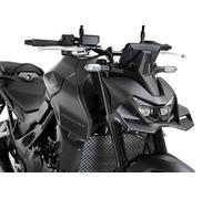 Puig 22427J Naked Front Wings in 3 mm ABS aerodynamic design with anti-wheelie, anti-shimmie and downforce effect for greater stability and sporty character, Matte Black