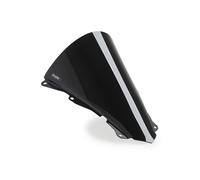 Puig 22468N R-Racer Windscreen made of high-impact material with enhanced aerodynamic design and rounded edges for maximum protection, UV resistance, and sporty performance, Black