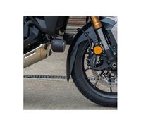 Puig 22502N Front Mudguard Extender made of impact-resistant ABS with adhesive mounting to improve front protection and maintain aesthetics, Black