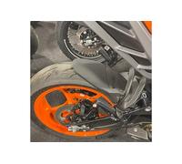 Puig 22503J Rear Fender Extension extra splash protection, Matte Black